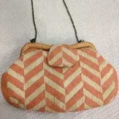 値下げ ラローネ　クラッチバッグ　かご