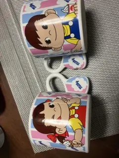 페코 짱 포코 짱 머그컵 2개 세트