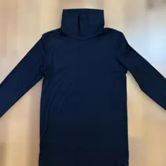 ユニクロ 140 ハイネック 黒