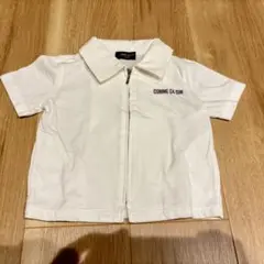 COMME CA ISM 半袖シャツ 100A ホワイト