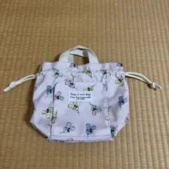 ディズニー　おむつポーチ 巾着型