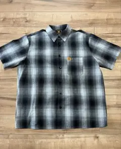 FB County チェック柄 半袖シャツ 2XL