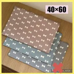 あっちゃん様　ランチョンマット40×60 リボン　給食ナフキン　２枚セット