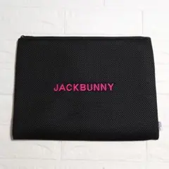 【新品 非売品】ジャックバニー　 JACKBUNNY メッシュポーチ 黒