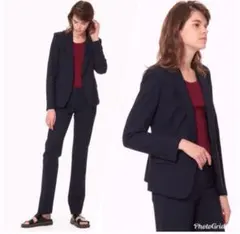 Theory セオリー パンツスーツネイビー サイズ00