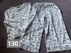 パジャマ 上下セット　130 ミントグリーン　長袖　匿名配送