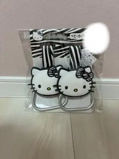 【新品未使用】　しまむら　キティー　ベビーカーフック　ゼブラ柄のサムネイル