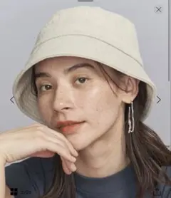 beauty&youthバケットハット　麻コットン