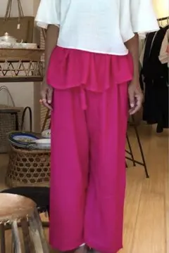 ワイドパンツ カジュアルパンツ