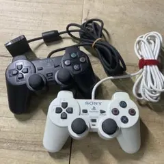PS2 DUALSHOCK2 SONY純正 コントローラー　ブラック　ホワイト