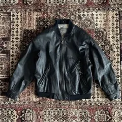 TRAPPER レザージャケットvintage MA-1 フライトジャケット