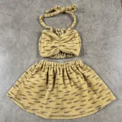 3coins 節分　鬼コスチューム トップスとスカートセット 80〜90cm