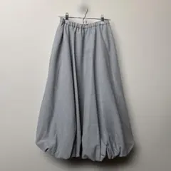 ユナイテッドアローズ　グレー バルーンシルエット フレアスカート　美品