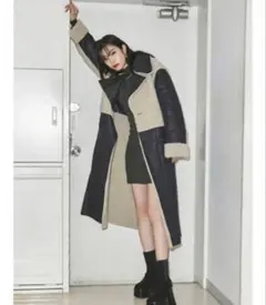 EMODA リバーシブルムートンコート