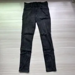 スリムフィット　スキニー　ブラックデニム　drip 29/30