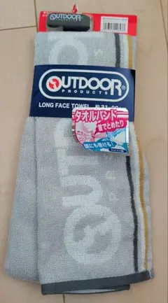 OUTDOOR PRODUCTS ロングフェイスタオル タオルバンド付きのサムネイル