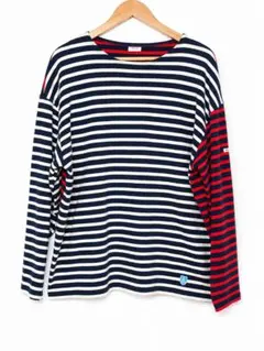 ORCIVAL バスクシャツ 4 メンズ クレイジーボーダー 長袖 フランスのサムネイル