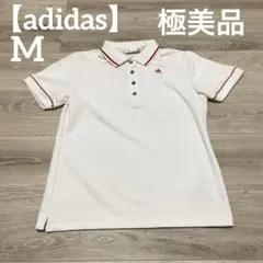 【極美品✨】adidas レディース　ゴルフウェア　ポロシャツ　ホワイト　M
