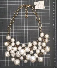 ◇多重パール真鍮ネックレス◇