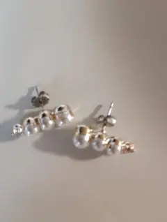 新品　パールピアス