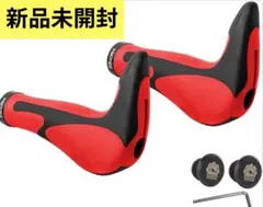 【新品未開封】GORIX 自転車 エルゴグリップ バーエンド付 オレンジのサムネイル
