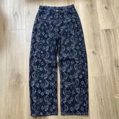シーイン　花柄総柄デニム