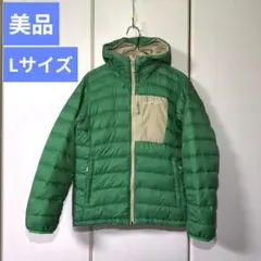 ね*ぴ様 モンベル リバーシブル ダウンジャケット コロラドパーカレディースLサ