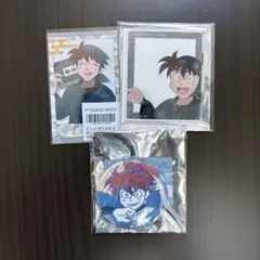 忍たま乱太郎　土井半助　缶バッジ　アクリルカード　ブロマイドセット