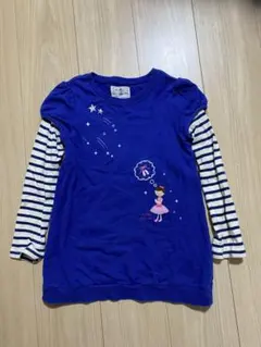 R*L様 Miki House 130 青色長袖カットソー
