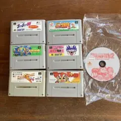 スーパーファミコンソフト 6本セット プラス プレステソフト　1本