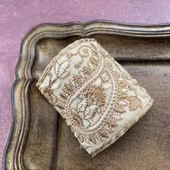 インド刺繍リボン　ポニーフック