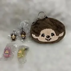 モンチッチ めじるしアクセサリー2 ４種　ぬいぐるみマルチケース　ガチャ