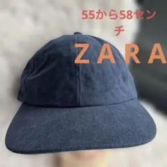 Z A R Aダークブルー パネルキャップ55から58センチアジャスターはベルトのサムネイル
