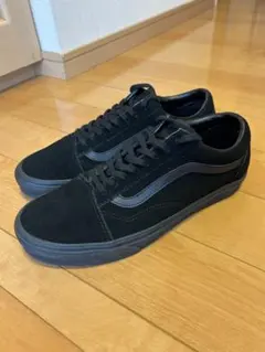 VANS OLD SKOOL ブラック×ブラック 中古品　27.5cm