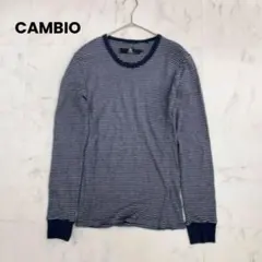 【美シルエット】CAMBIO カンビオ フライスVネック ロングTシャツのサムネイル
