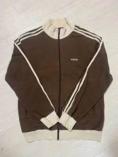 adidas トラックジャケット ブラウン