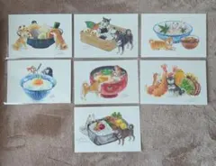 【晴一様専用】柴犬 イラスト ポストカード 13点セット(パン・和食)