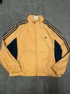 00s adidas ナイロンジャケット オレンジ ブラック