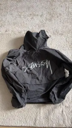 Stussy ブラック シェルジャケット L - メルカリ