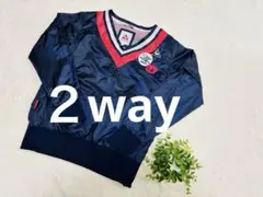 ルコック　2way ゴルフレディース　プルオーバー　ナイロンジャケットMサイズ