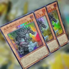 遊戯王 3枚セット 未界域のビッグフット スーパー