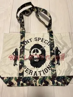 A BATHING APE トートバッグ カモフラ柄とバンダナ - メルカリ