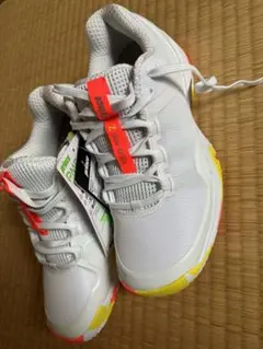 値下げ【新品未使用】prince テニスシューズ 26.0 ホワイト/イエロー