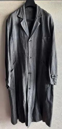 90sWATHNE リバーシブルコート 総柄 シルク100 USA製 オランジュ 