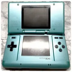 ニンテンドーDS 初代 ターコイズブルー 本体 充電器つき 液晶要確認