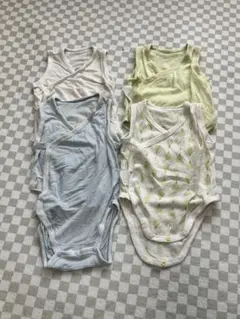 UNIQLOベビー肌着 4点セット メッシュ
