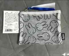 新品未使用　ミッフィー メッシュポーチミニ　ホワイト