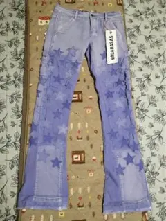 VALABASAS スターパッチ フレアデニムパンツ VALABASAS スターパッチ フレアデニムパンツ - メルカリ