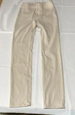 ベージュ スリムフィット ロングパンツ　150センチ　ストレッチ