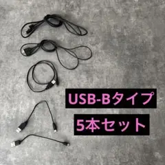 USB-Bタイプ 5本セット 2m 1.8m